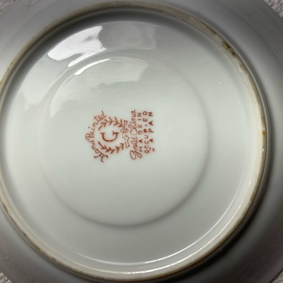 GOLD CHINA Tea Cup and Saucer Set made in occupied China - Picture 6 of 13